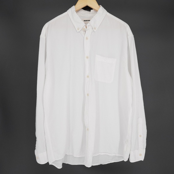 Taylor Stitch Other - Taylor Stitch Shirt Mens 46 White Cotton Long Sleeve Button Down Collar Pocket